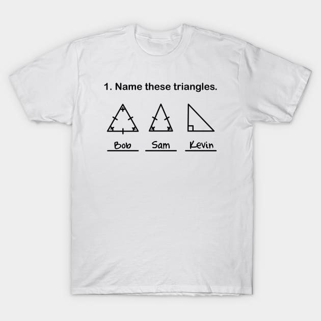 Name These Triangles T-Shirt by DetourShirts